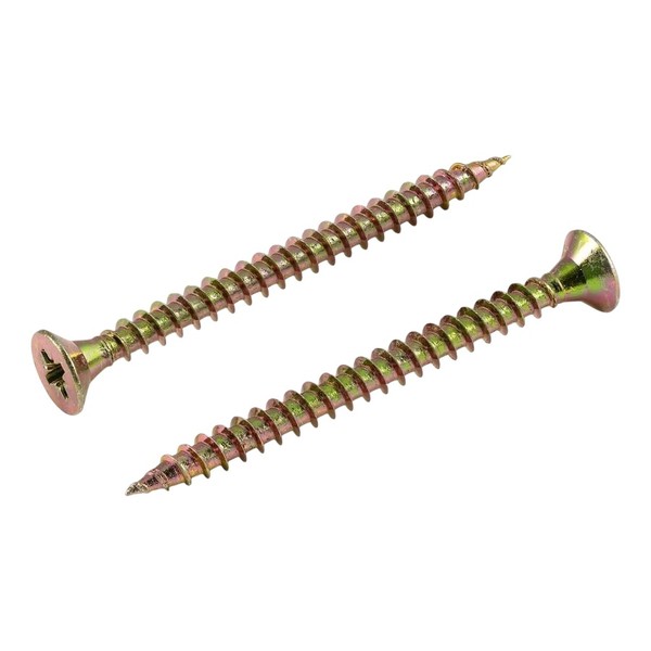 Саморез для крепления гипсокартона к дереву, желтый цинк