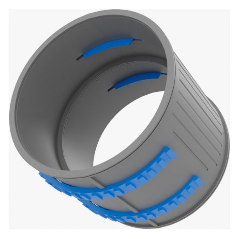 СПВ ПЭ МС-200 муфта соединительная из АБС-пластика для СПВ ПЭ с 2 фиксирующими кольцами, D200