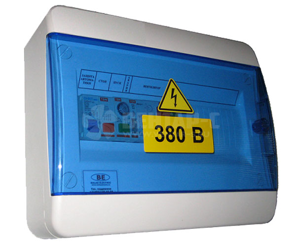 Щит управления ЩУВК-380/4,0кВт/ПЛ