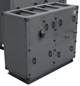 Приточно-вытяжная установка с пластинчатым рекуператором RWN-RP-3500(50c)-ЕС-НЕ21-Vertical(N)