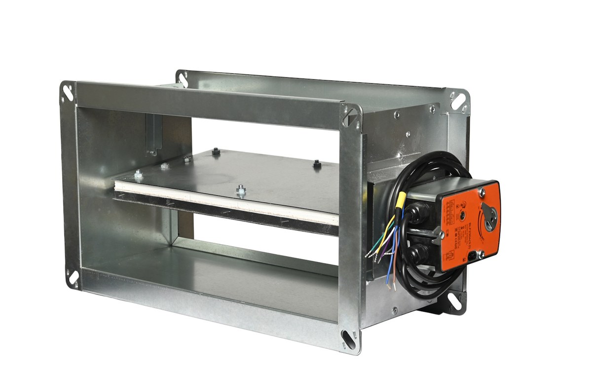 Клапан противопожарный ВЕЛЕС ОЗП EI 120 НО LS(220) 300×300 канальный