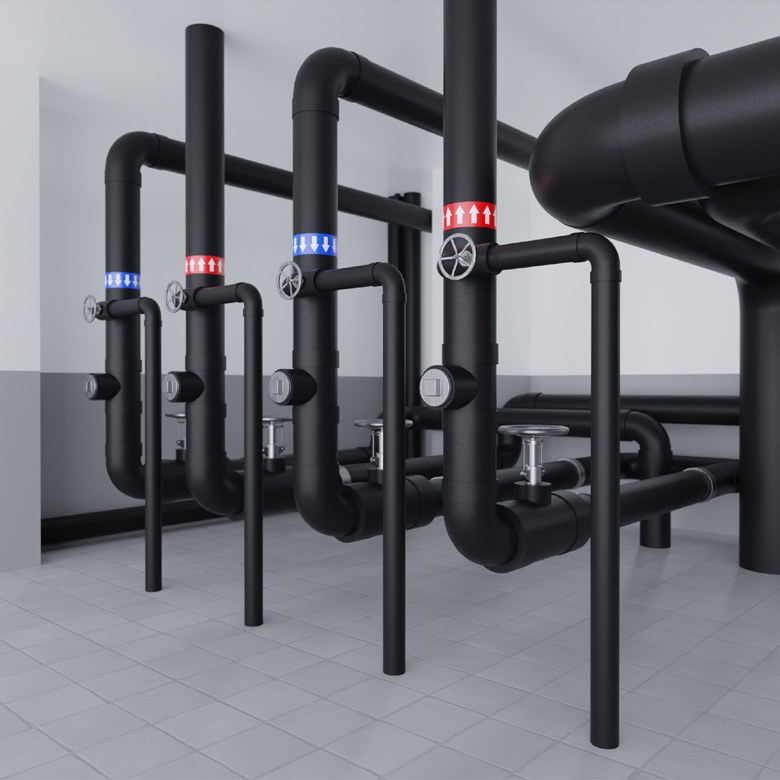 Трубка теплоизоляционная РУ-ФЛЕКС СТ ПРОМ ФОРМА 19×15 мм, 1 м, серебристый
